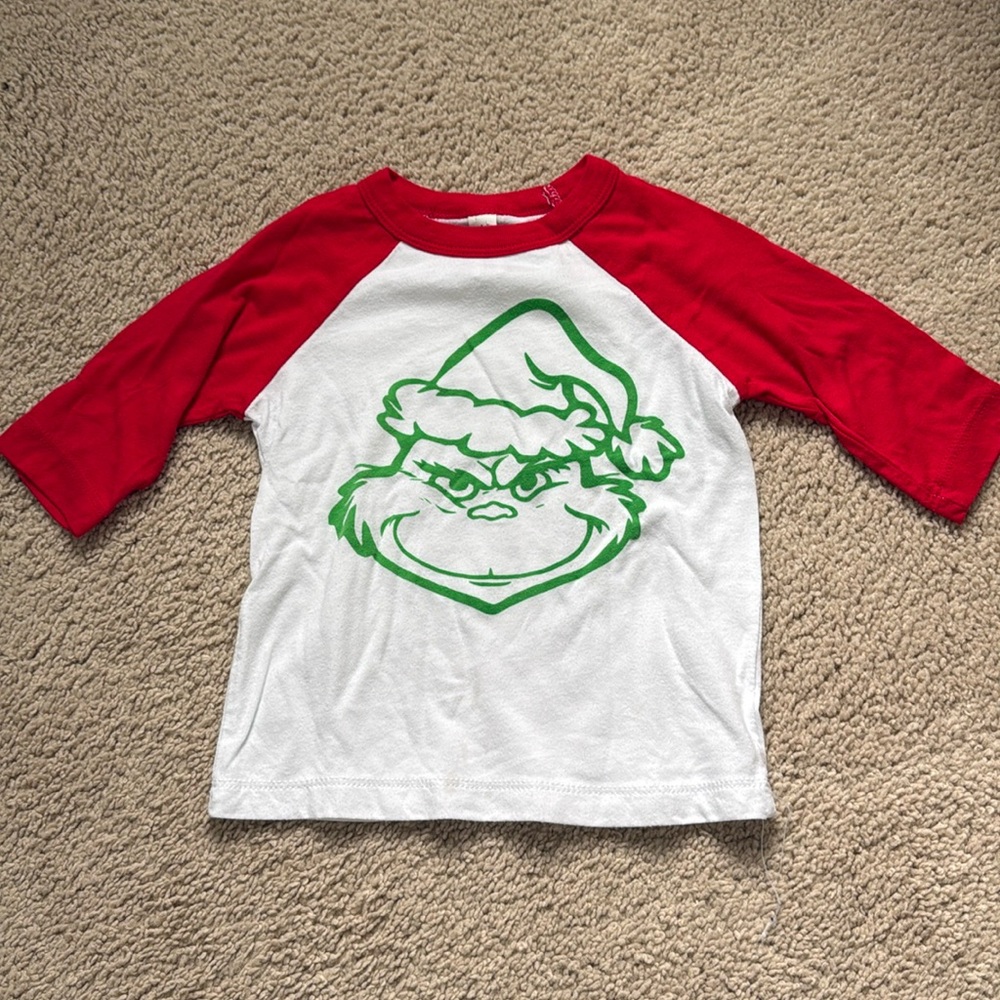 Dr. Seuss Grinch Baseball Tee